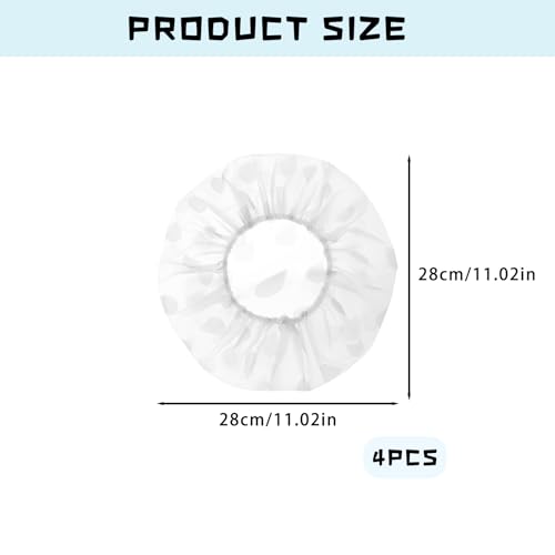 HRMGJH Lot de 4 couvercles pour panier de fermentation - Convient pour la cuisson du pain - Réutilisable - Pour couvrir la pâte - Garde le pain frais, résistant à l'humidité et à la chaleur – vue 2