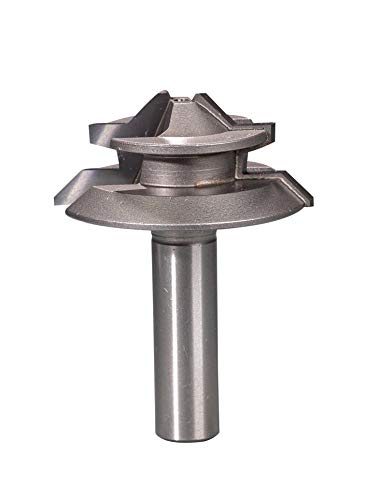 BETOP - Mitre di bloccaggio a 45 gradi con punta in carburo, asta da 6,3 mm x diametro di taglio 1-1/2 pollici