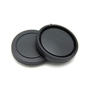 HIFFIN® Rear Lens Cap & Camera Body Cap for All Canon DSLR Cameras