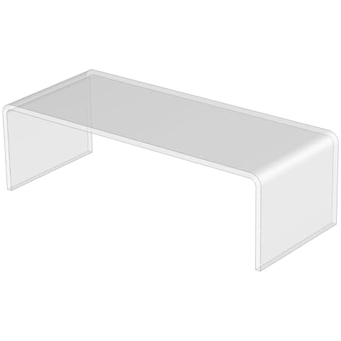 3R W Design Acrylic Display Shelves - Clear Risers Cover