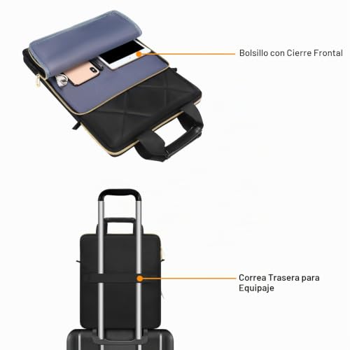 Bolsa portátil vertical acolchada contra golpes y arañazos cotidianos 5
