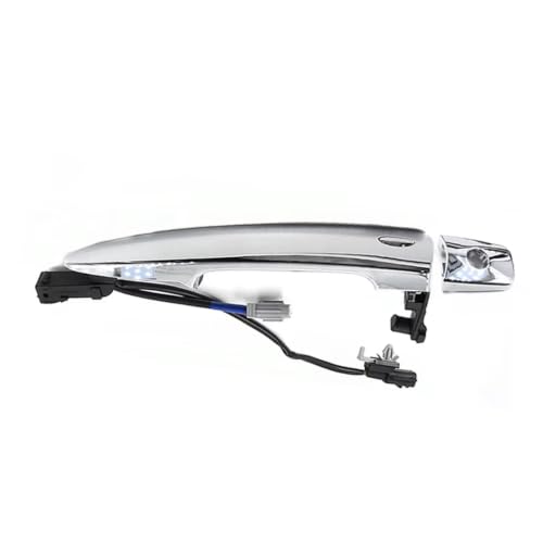 Poignée de porte extérieure pour Nissan Sentra finition argentée avec plastique ABS
