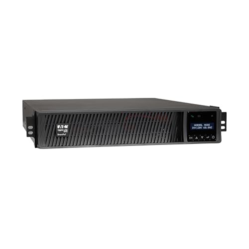 Tripp Lite Eaton Series 3000VA Smart UPS Back Up, Sine Wave, 120V, 3000W, 7 Outlets, 2U Rackmount or...