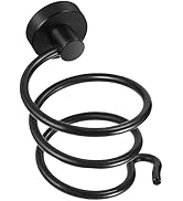 YUET Hair Dryer Holder Hairdryer Station Wall Mounted Stand Hanger Rack Blow Spiral Aluminum Cons...