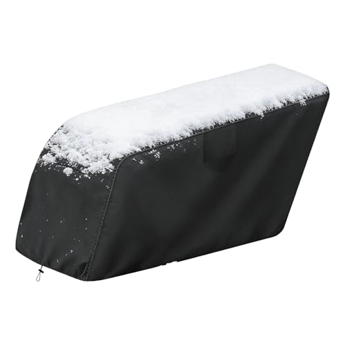 Capota para cochecito | Protección impermeable y resistente al viento - Con cremallera y cordón para cochecito de 6 plazas de tela Oxford, para nieve, polvo UV