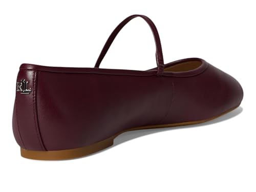 Image of Lauren Ralph Lauren Jayna Nappa Leather Mary Jane Flats