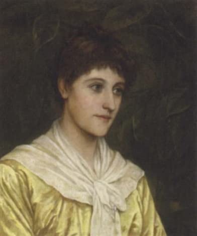 Affiche Toile Portrait d'une jeune fille par Rosa Koberwein, l'art classique dans votre salon