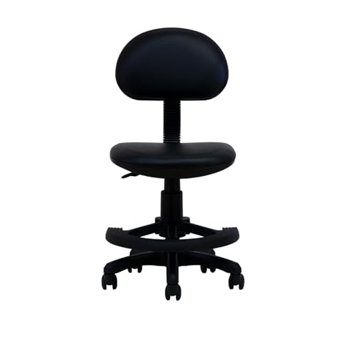 関家具 ココル 学習チェア 学習椅子 機能的 疲れない 子供 小学生 中学生 新学期 新生活 かわいい 高さ調整 キャスター 幅46㎝ (合皮 ブラック) 425029