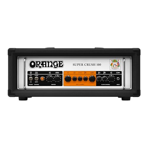Orange Super Crush 100 Watt Amplifier Head, Black