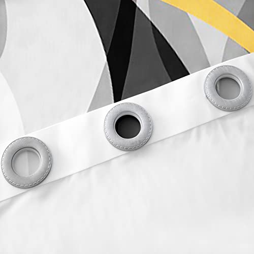 Cortinas opacas infantiles de diseño abstracto y rayas para dormitorio de niños 7