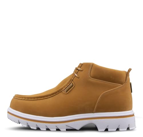Image of Lugz Men's Fringe Classic Moc-Toe Boot, Golden Wheat /White, 6.5 W