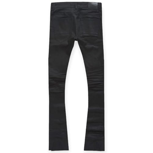 Men Martin Stacked Smooth Criminal Denim 2.0 (Jet Black)2