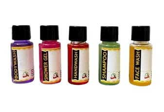 Fomiees All-in-One Travel Kit – Pack of 5 Essentials: Shampoo, Face Wash, Hand Wash, Body Wash & Shower Gel | Compact, Convenient & Travel-Friendly-image-16