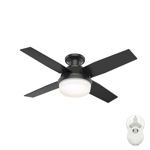 Hunter 44 inch Outdoor or Indoor Ceiling Fan with LED