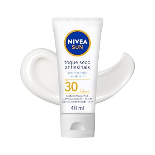 NIVEA SUN Protetor Solar Facial Toque Seco Antissinais FPS30 40ml