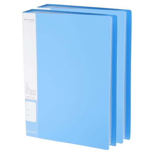 Organiser des documents A4 facilement avec le lot de 2 cahiers bleu