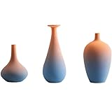 【Decoración perfecta para varias ocasiones】: los jarrones hechos a mano pueden proporcionar una sensación moderna y elegante y convertirse en decoraciones exquisitas para mesas de café o mesas de comedor; también muy adecuado para uso diario, bodas, eventos, aromaterapia, spa, reiki, meditación y otras ocasiones especiales