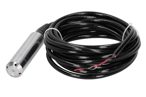 Sonde de niveau de liquide pour citerne et puits avec câble 5m et capteur d'eau 12V-32V CC