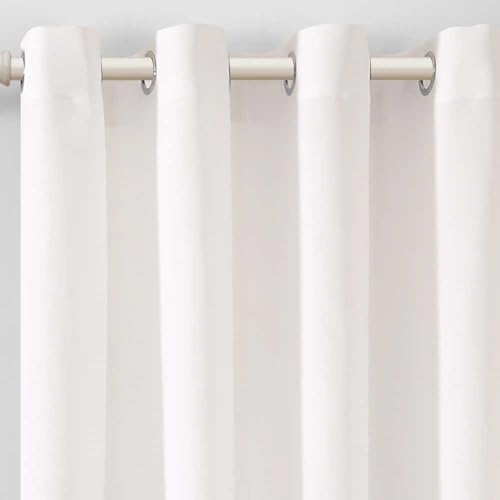 TRAMAS+ Tende per interni,1 pezzo, Tende semi trasparenti per il soggiorno e la camera da letto 140x260cm, con occhielli, camera da letto, bambini, giovani e adulti e sala da pranzo - Naturale