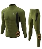 CL Thermal Underwear Long Johns for Men,Hunting Gear Sport Top and Bottom Set Winter Base Layer Long Underwear for Outdoor