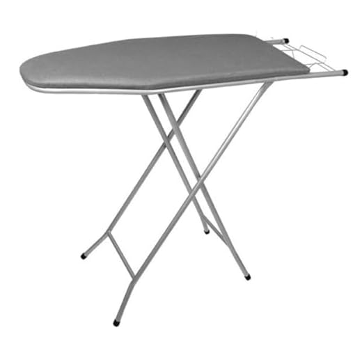 Tabua de passar roupas mesa de passar reforçada cor prata com regulagem de altura