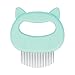 Cat Hair Shell Comb Pet Massage Comb Cat Dog Shell Comb Relaxing Cat Comb for Small Medium Dog Cat(green)