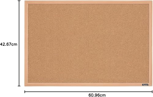 Quartet Natural Cork Bulletin Board, 23” x 17”, Wood Finish MDF Frame, Self-healing Cork (2642638034) by Quartet - Image 5