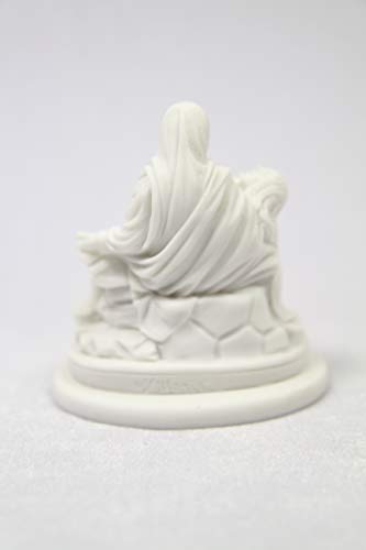 Estatua religiosa Pieta Michelangelo 3 pulgadas miniatura 4
