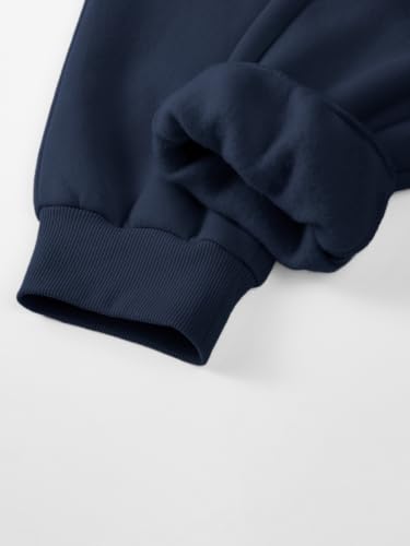 JMIERR Mens Sweatsuit 2 Piece 1/4 Zip Pullover Tracksuit, 2XL, Blue