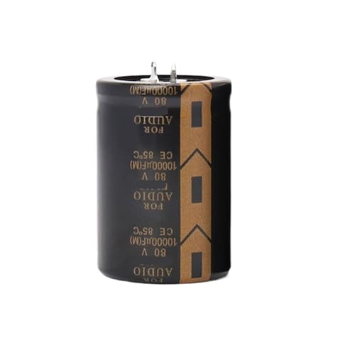 Condensador de filtro de 10000 uF y 80 V para proyectos DIY y reparación de audio doméstico