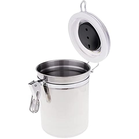 Cigar Humidor Jar with Humidifier and Hygrometer Cover