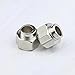 Micro Traders 20pcs Eccentric Spacers 5MM M5 Bore Carbon Steel Nickel Plated Fit for V-Groove Wheel Aluminium Extrusion 3D Printer Repra CNC
