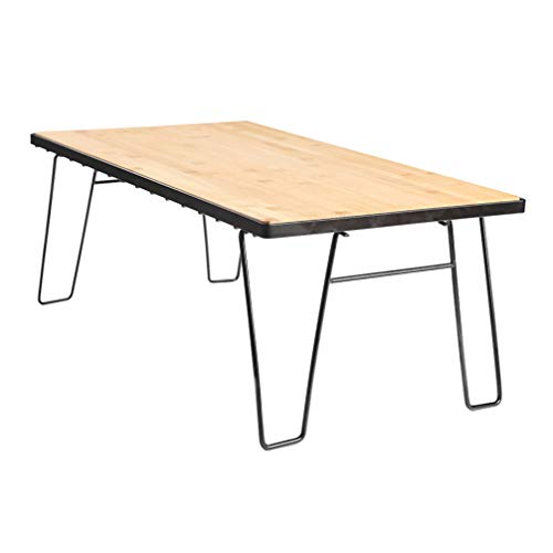 BESPORTBLE Mesa de acampamento dobrável utilitária pequena mesa de cozinha para piquenique ao ar liv