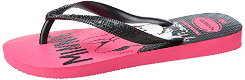 Chinelo Top Disney, Havaianas, Adulto Unissex, Rosa Flux, 35/36