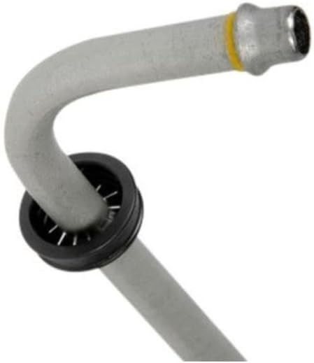 KarParts360 For Chevy Silverado 2500 2000-2007 Automatic Transmission Fluid Cooler Line | Upper | Rubber/Steel | Black/Silver | 0.37 inches Inside Diameter | 250 Maximum Working Pressure