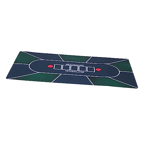 LIOOBO Rubber Poker Table Mat Rectangle Board Game Table Cover for Hotel Family Restaurant