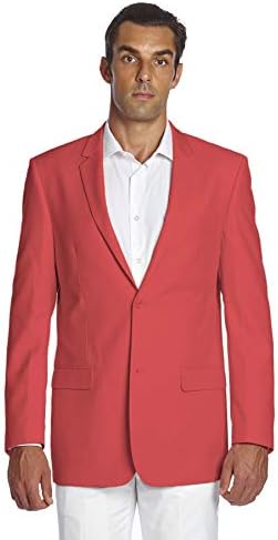 coral suit jacket