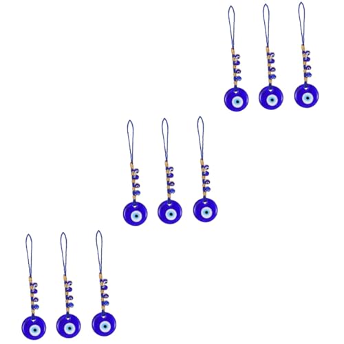 Pendentif œil bleu de voiture pour miroir éliminant la monotonie