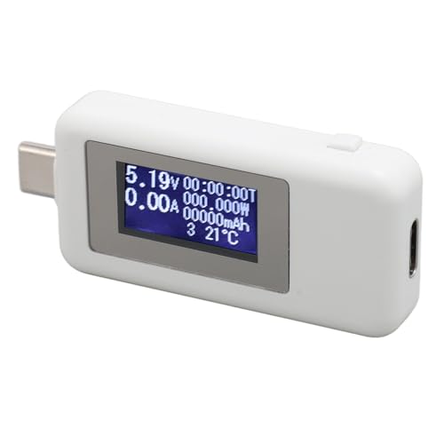 KWS 1802C Type C Digital Multimeter USB Voltage Current Power Tester 0-5.1A 4-30V PD QC Charging Speed Analyzer for Smartphones Tablets Laptops Battery Health Diagnostics Tool