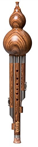 OrientalMusicSanctuary Beginner's ABS Resin Hulusi Gourd Flute - Free Reed Gourd Flute with 2 Working Drones (Key of C) - Thumbnail 2