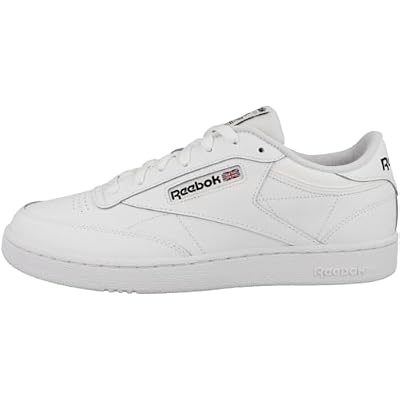 Reebok club c 85, scarpe da ginnastica basse uomo, bianco (ftwr white/ftwr white/core black)