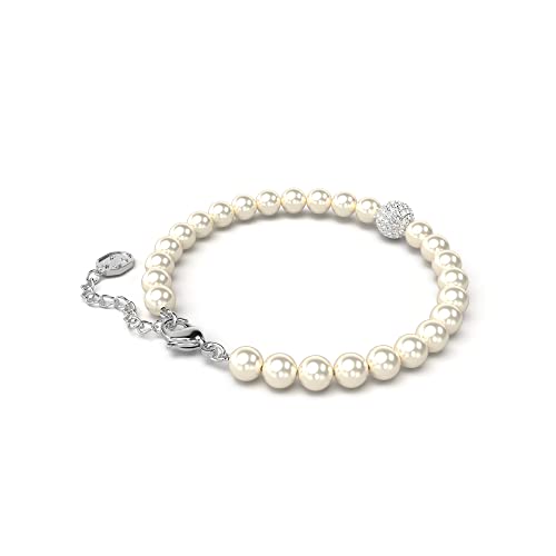 Swarovski Remix Strand Bracelet, Crystal Pearls and Pavé-Set Sphere in a Rhodium Finished Setting, Part of the Remix Collection4