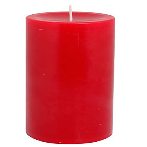 AuraDecor Bougie pilier hautement parfumée 7 x 12,7 cm |||| Bougie de décoration d'intérieur || Bougie de spa | Bougie parfumée (fraise) Cover