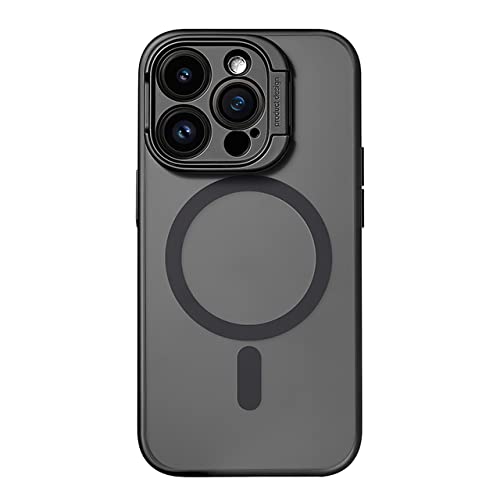 Funda iPhone 13 Pro Max a prueba de golpes ALLUPS cubierta dura mate magnética negra