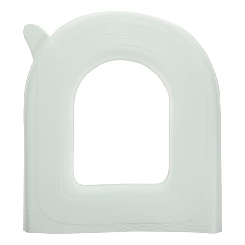 HONITANO Cojín Autoadhesivo para Asiento de Inodoro EVA Grueso Transpirable y Resistente al Agua U Tipo Verde Protector Acolchado para Baño Adecuado para Uso Doméstico Invierno