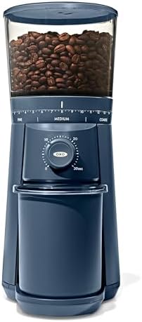 OXO Brew Conical Burr Coffee Grinder - Storm Blue, Stainless Stee...