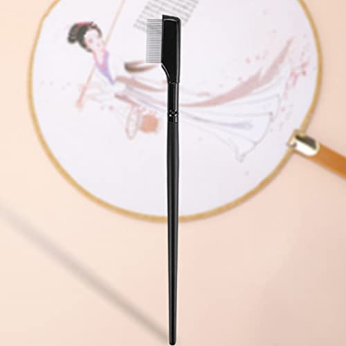 Lurrose Lash Separator 2PCS Eyelash Comb Eyelashes Separator Eyelash Grooming Eyebrow Brush with Metal Teeth for Define Lash Brow Tool - Image 4