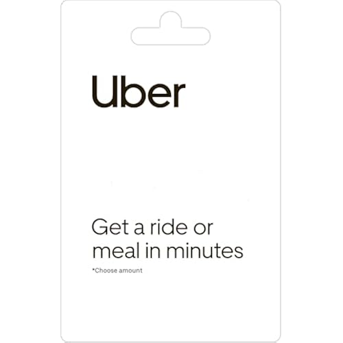 Uber Physical Gift Card