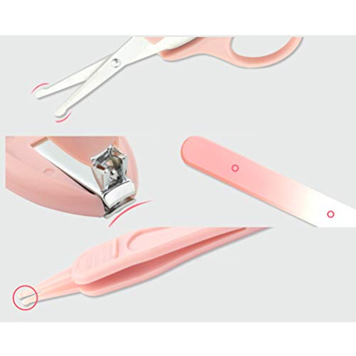 1 conjunto de cortadores de unha para bebês, kit de unhas de aço inoxidável para crianças e bebês (r