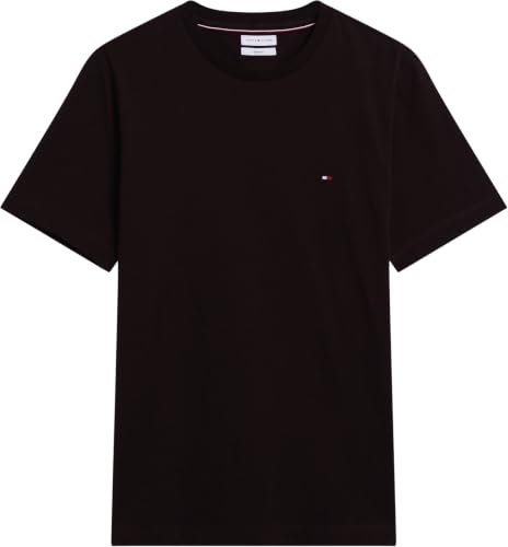 Tommy Hilfiger Herren-T-Shirt ESS Seasonal Reg Fit Solid Tee Mw0mw39995 S/S, Chocolate, XXL – Ansicht 5